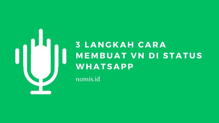 Cara vn di status whatsapp