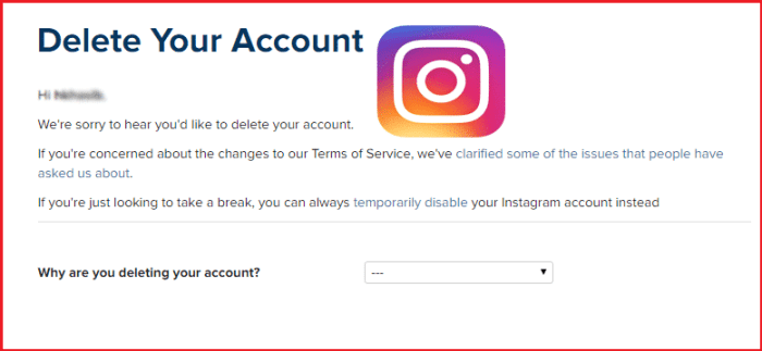 Cara menghilangkan logo instagram