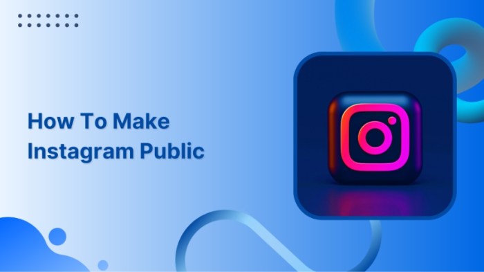 Cara membuat akun publik instagram
