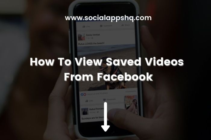 Cara melihat video tersimpan facebook