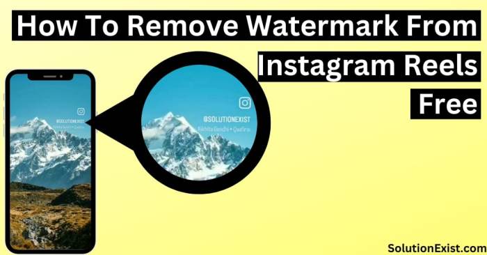 Cara menghilangkan watermark video instagram