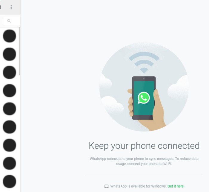 Cara mengecilkan layar whatsapp