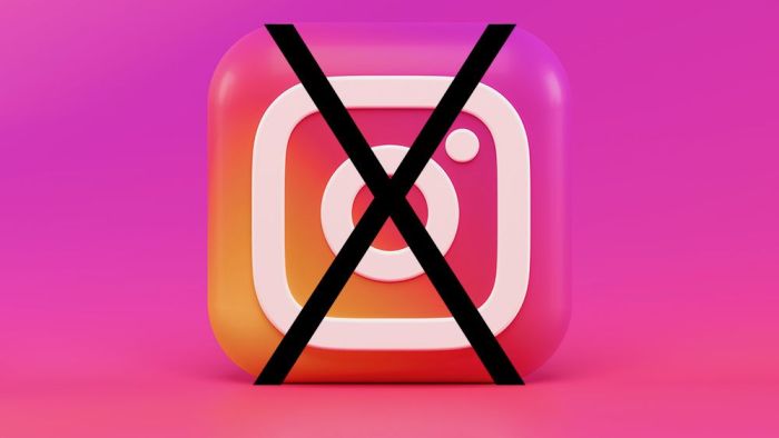 Cara menghilangkan logo instagram