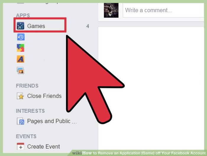 Cara menghapus game di facebook