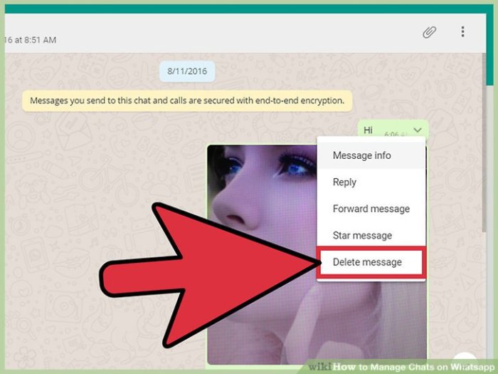 Cara mengecilkan chat di whatsapp