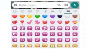 Cara mendapatkan emoji love tangan