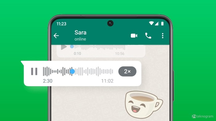 Cara edit voice note wa