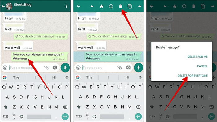 Cara hilangkan auto text whatsapp