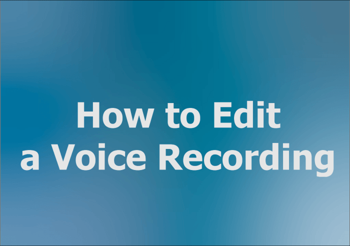 Cara mengedit voice note