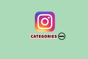 Cara menghilangkan kategori di instagram