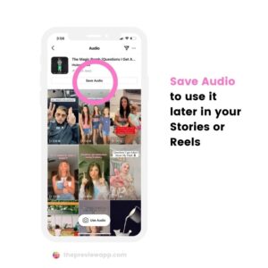 Cara menggunakan audio di instagram