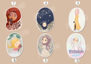 Cara mendapatkan stiker hijab