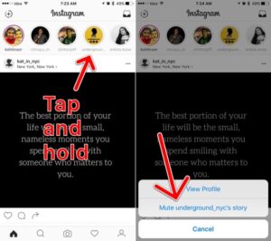 Cara mematikan suara instagram story